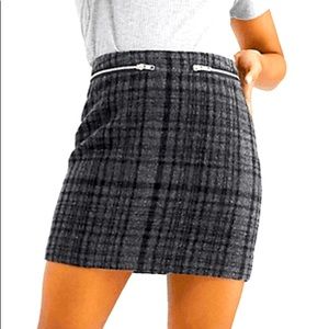 ASOS preppy plaid mini skirt
